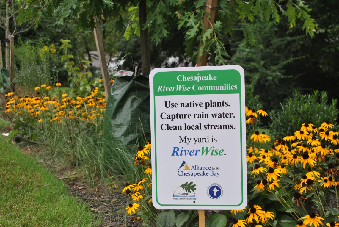 Riverwise Garden sign